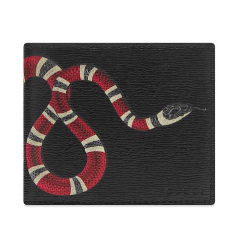 gucci kingsnake wallet leather|Gucci snake wallet inside.